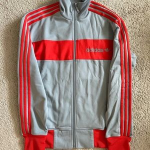 OG Adidas Originals Track Jacket Grey/Red Limited